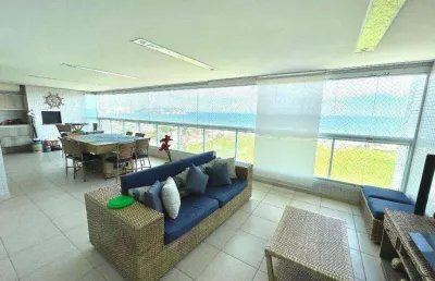 Apartamento com 4 dormitórios à venda, 169 m² por r$ 2.700.000,00 - enseada - guarujá/sp