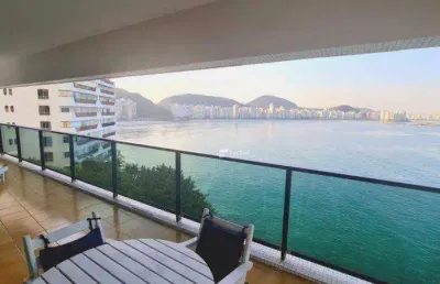Apartamento com 3 dormitórios, 165 m² - venda por r$ 1.900.000,00 ou aluguel por r$ 10.000,00/mês - astúrias - guarujá/sp