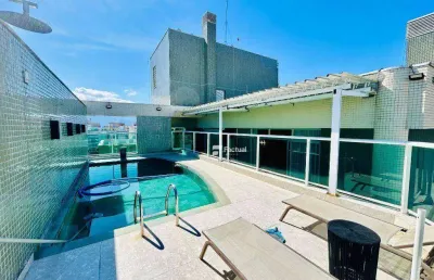 Cobertura com 3 dormitórios à venda, 272 m² por r$ 12.000.000,00 - riviera de são lourenço - bertioga/sp