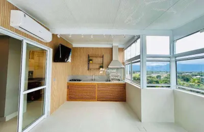 Cobertura com 4 dormitórios à venda, 216 m² - riviera de são lourenço - bertioga/sp