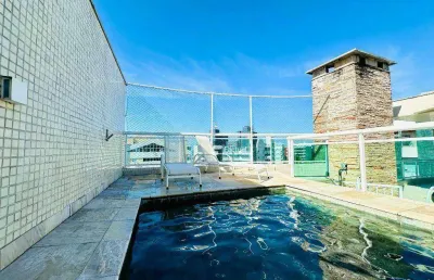 Cobertura com 3 suítes para alugar, 190 m² - riviera de são lourenço - bertioga/sp
