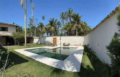 Casa com 5 suítes à venda, 421 m² por r$ 2.100.000 - praia de pernambuco - guarujá/sp