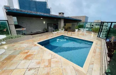 Cobertura com 4 dormitórios à venda, 341 m² - riviera de são lourenço - bertioga/sp
