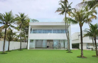Casa com 5 dormitórios para alugar, 1237 m² - praia de pernambuco - guarujá/sp