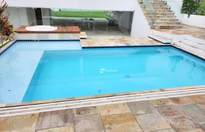 Casa com 6 dormitórios para venda, 955 m² por r$ 25.000.000,00 - praia de pernambuco - guarujá/sp