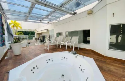 Cobertura com 3 dormitórios à venda, 253 m² por r$ 1.090.000,00 - pitangueiras - guarujá/sp