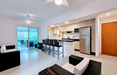 Apê novo com 3 quartos à venda, 105 m² por r$ 900.000 - astúrias - guarujá/sp