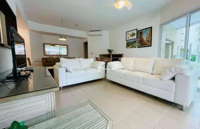 Apartamento com 3 dormitórios, 147 m² - venda ou aluguel/dia - riviera de são lourenço - bertioga/sp