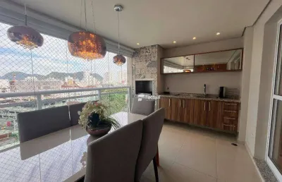 Apartamento com 3 dormitórios à venda, 134 m² por r$ 1.300.000,00 - astúrias - guarujá/sp