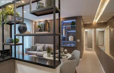 Apartamento para venda em belo horizonte, lourdes, 2 dormitórios, 2 suítes, 2 banheiros, 2 vagas