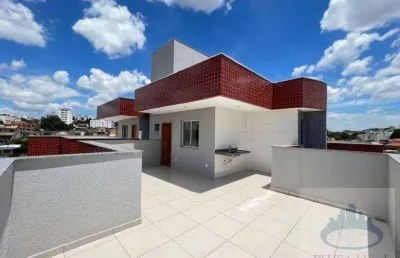 Cobertura para venda em belo horizonte, santa mônica, 2 dormitórios, 1 suíte, 2 banheiros, 2 vagas