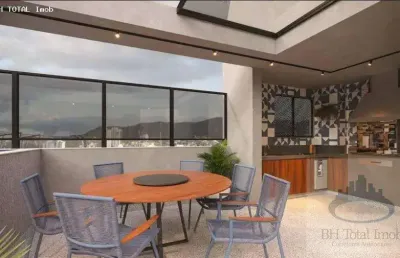 Apartamento com área privativa para venda em belo horizonte, sion, 2 dormitórios, 2 suítes, 3 banheiros, 2 vagas
