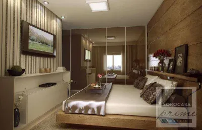 Apartamento com 3 dormitórios à venda, 112 m² por r$ 650.000 - edifício van gogh - parque campolim - sorocaba/sp, próximo ao shopping iguatemi.