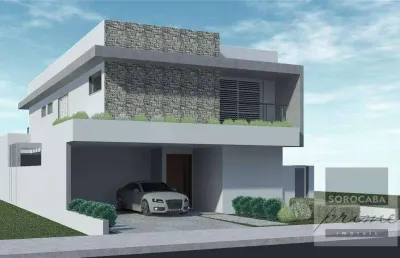 Sobrado para venda, condomínio mont blanc em sorocaba-sp, 4 vagas de garagem, 4 suítes, área construída 288,00 m². so0027.