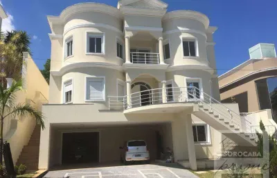 Sobrado com 4 dormitórios à venda, 545 m² por r$ 2.500.000.00 - condomínio millenium - sorocaba/sp, próximo ao shopping iguatemi.
