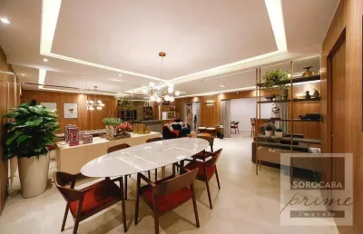 Apartamento com 3 dormitórios à venda, 175 m² por r$ 1.800.000,00 - edifício saint-tropez - sorocaba/sp
