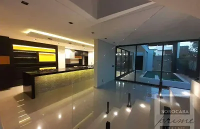 Sobrado com 4 dormitórios à venda, 390 m² por r$ 3.000.000,00 - condomínio residencial giverny - sorocaba/sp