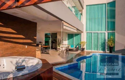Sobrado com 5 dormitórios à venda, 450 m² por r$ 3.860.000,00 - alphaville nova esplanada i - votorantim/sp