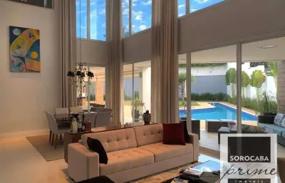 Sobrado com 4 dormitórios à venda, 490 m² por r$ 2.980.000,00 - parque reserva fazenda imperial - sorocaba/sp
