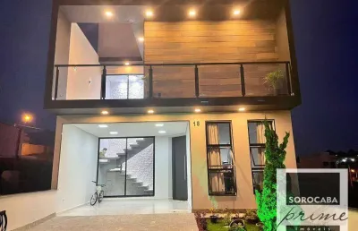 Sobrado com 3 dormitórios à venda, 148 m² por r$ 795.000,00 - horto florestal villagio - sorocaba/sp