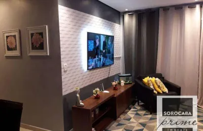Apartamento com 3 dormitórios à venda, 86 m² por r$ 485.000,00 - condomínio plaza madrid campolim - sorocaba/sp
