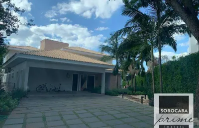 Casa com 4 dormitórios à venda, 540 m² por r$ 5.200.000,00 - lago azul - araçoiaba da serra/sp
