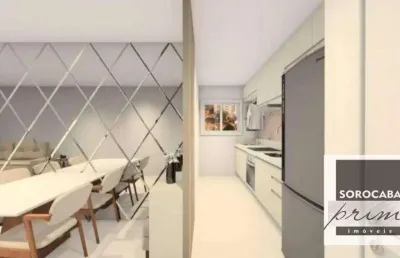 Apartamento com 2 dormitórios à venda, 52 m² por r$ 370.000,00 - parque campolim - sorocaba/sp