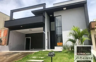 Casa com 3 dormitórios à venda, 160 m² por r$ 1.390.000,00 - condomínio ibiti reserva - sorocaba/sp
