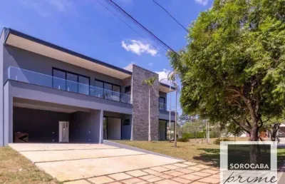 Casa com 4 dormitórios à venda, 500 m² por r$ 4.950.000 - lago azul - araçoiaba da serra/sp