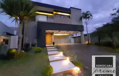 Sobrado com 5 dormitórios à venda, 400 m² por r$ 2.900.000,00 - alphaville nova esplanada i - votorantim/sp