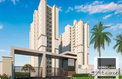 Apartamento com 2 dormitórios à venda, 43 m² por r$ 223.011,59 - jardim gutierres - sorocaba/sp