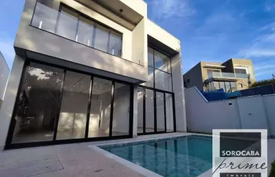 Sobrado com 4 dormitórios à venda, 340 m² por r$ 2.400.000,00 - alphaville nova esplanada i - votorantim/sp