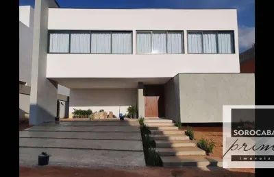 Sobrado com 4 dormitórios, 320 m² - venda por r$ 2.500.000,00 ou aluguel por r$ 16.135,67/mês - alphaville nova esplanada iii - votorantim/sp