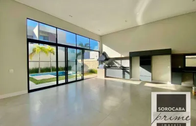 Casa com 3 dormitórios para alugar, 252 m² por r$ 13.000,00/mês - alphaville nova esplanada iii - votorantim/sp