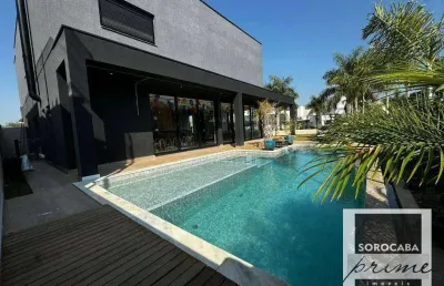Sobrado com 5 dormitórios à venda, 461 m² por r$ 5.100.000,00 - alphaville nova esplanada iii - votorantim/sp