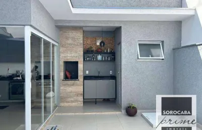 Casa com 2 suítes à venda, 90 m² por r$ 650.000 - condomínio terras de são francisco - sorocaba/sp