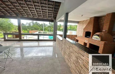 Chácara com 3 dormitórios à venda, 2500 m² por r$ 800.000,00 - caguaçu - sorocaba/sp