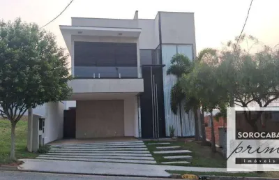 Sobrado com 4 suítes para alugar, 280 m² por r$ 11.000/mês - ibiti reserva - sorocaba/sp