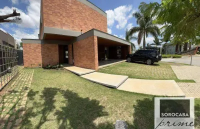 Sobrado com 3 dormitórios à venda, 420 m² por r$ 4.900.000,00 - alphaville nova esplanada iii - votorantim/sp