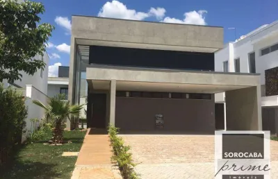 Sobrado com 4 suítes para alugar, 335 m² por r$ 17.850/mês - alphaville nova esplanada i - votorantim/sp