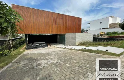 Casa com 4 dormitórios, 380 m² - venda por r$ 4.500.000,00 ou aluguel por r$ 27.066,67/mês - alphaville nova esplanada ii - votorantim/sp
