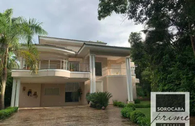 Sobrado com 4 suítes à venda, 550 m² por r$ 4.000.000 - condomínio lago azul - araçoiaba da serra/sp