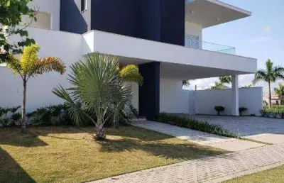 Sobrado com 5 suítes para alugar, 460 m² por r$ 13.967/mês - alphaville nova esplanada iii - votorantim/sp