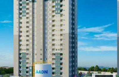 Apartamento lançamento  com 2 dormitórios à venda, 43 m²- atlanta residence - - caguaçu - sorocaba/sp
