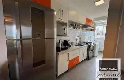 Apartamento com 2 dormitórios à venda, 45 m² por r$ 300.000,00 - condomínio villa flora - votorantim/sp