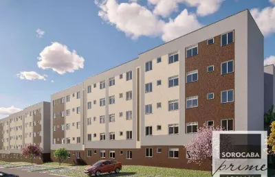 Apartamento lançamento com 2 dormitórios à venda, 44 m² -lar valência - caguaçu - sorocaba/sp