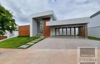 Casa com 4 suítes, 394 m² - venda por r$ 3.990.000 ou aluguel por r$ 26.868/mês - saint patrick residencial - sorocaba/sp