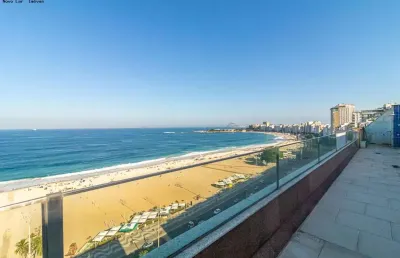 Cobertura para venda em rio de janeiro, copacabana, 4 dormitórios, 4 suítes, 6 banheiros, 1 vaga