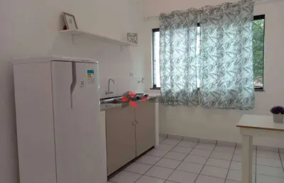 Flat com 1 dormitório para alugar, 30 m² por r$ 800/mês - centro - caçapava/sp