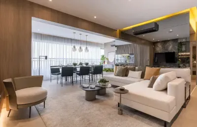 Lindo apartamento de 3 suítes no brooklin - são paulo